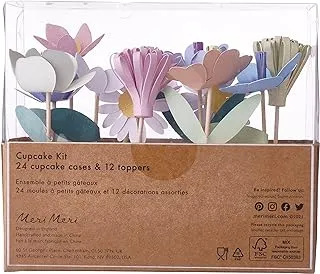 Meri meri flower garden cupcake kit