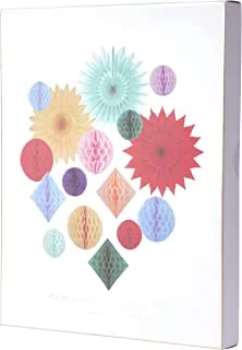 Meri meri rainbow honeycomb decoration kit