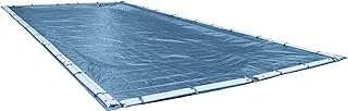 Pool Mate 351224RPM Winter Pool Cover, Heavy-Duty Blue, 12 x 24 ft Inground Pools