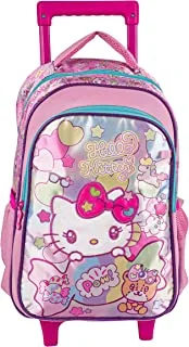 Hello Kitty Girls School Trolley Bag with Pencil Case 16