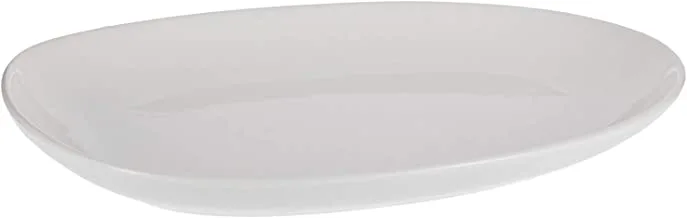 Symphony White Pebble Serving Platter, 218 X 172 X 20 Cm