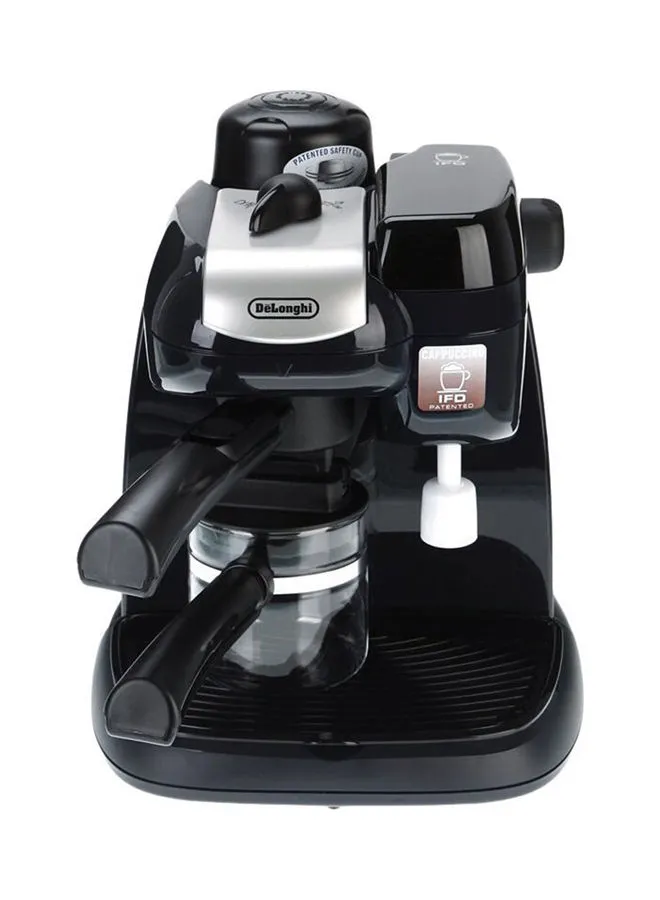 De'Longhi Steam Espresso Coffee Machine, 15 Bar, 800W, 4 Cups 800 W EC9 Black