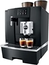 Jura Giga X8 Automatic Coffee Machine, Aluminium Black (Ksa Version)