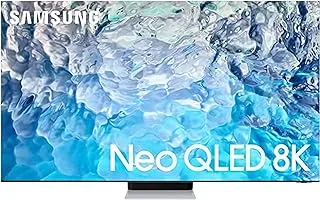 Samsung 75 Inch TV Neo QLED 8K Stainless Steel Quantum HDR 64x Dolby Atmos Audio Smart Hub with 12 Speakers and In-Built Woofer Mini LED - QA75QN900BUXSA (2022 model)