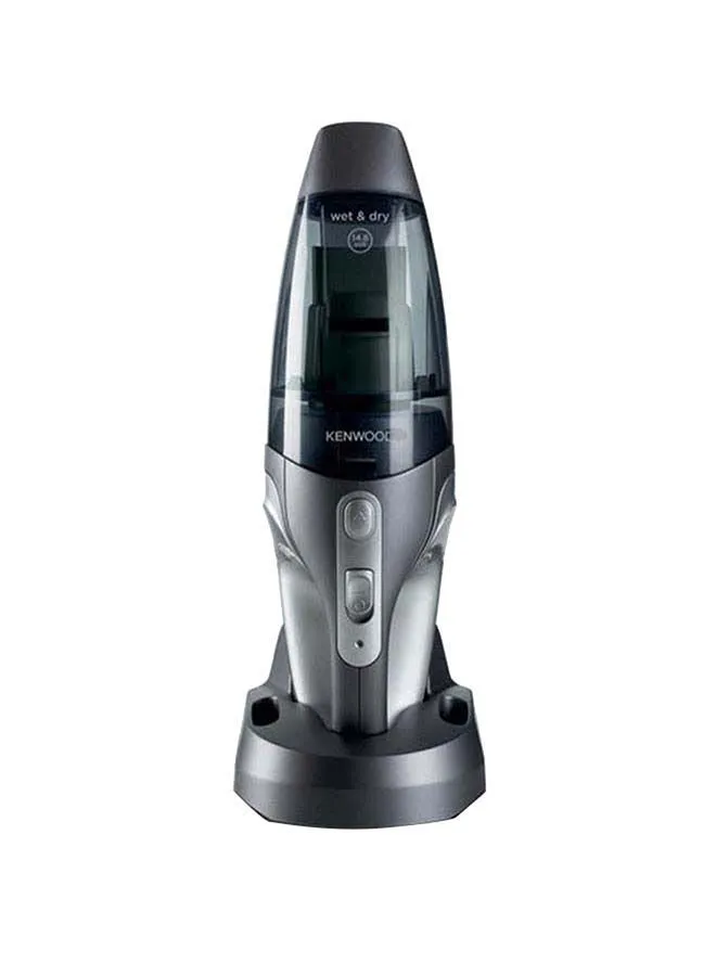 KENWOOD Cordless Vacuum Cleaner, Cordless Handheld, 14.8V Lithium Battery, 500ML Dust Capacity, Crevice Tools, Brush Nozzle, Squeege 120 W HVP19.000SI Silver