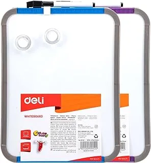 Deli Whiteboard, 279 mm x 216 mm x 22 mm Size, Assorted