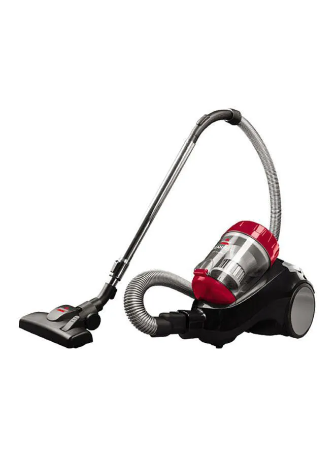 Bissell Canister CleanView Multicyclonic Vacuum Cleaner: Versatile Cleaning for Carpets and Hard Floors, Interchangeable Onboard Tools, Advanced Cyclone Technology, Multi-Level Filtration - Ideal for Carpets and Hard Floors 2.2 ml 2000 W 1994K Red/Grey/Black