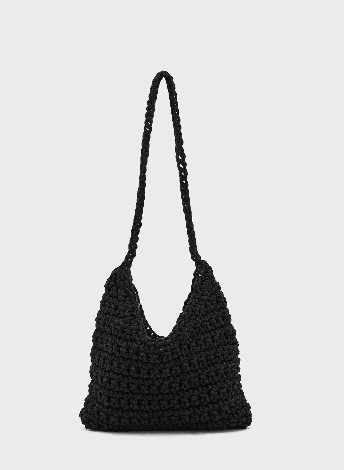 Ginger Weaved Crochet Shopper Bag