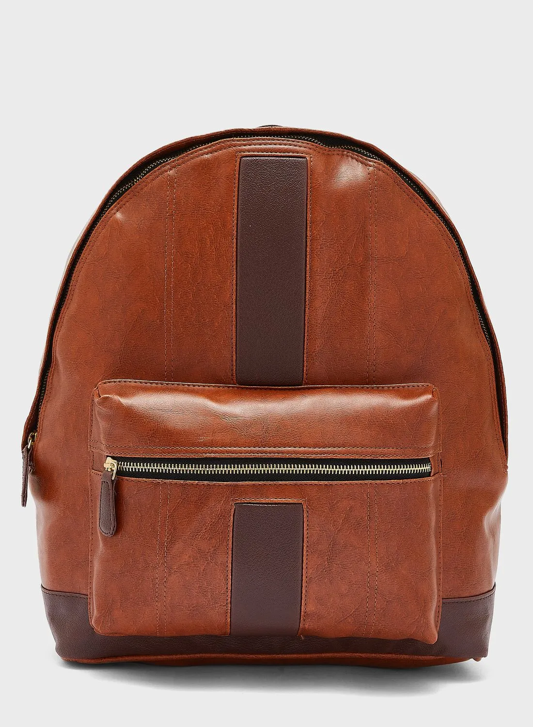 Robert Wood Faux Leather Backpack