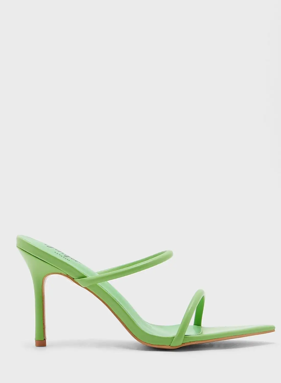 Ginger Double Strap Pointed Toe Mule Sandal