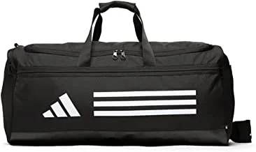adidas Unisex Essentials Training Duffel Bag, Black/White, M