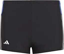 adidas boys Colourblock 3-Stripes Swim Boxers Shorts