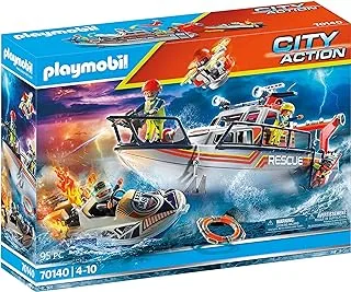 PLAYMOBIL Fire Rescue with Personal Watercraft