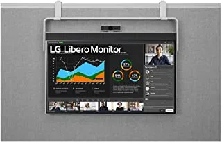 شاشة LG 27BQ70QC-S QHD Libero مقاس 27 بوصة مزودة بكاميرا ويب عالية الدقة قابلة للفصل