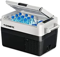 DOMETIC, Portable freezer car refrigerator for trips, Weco refrigerator, Black, capacity 34 L