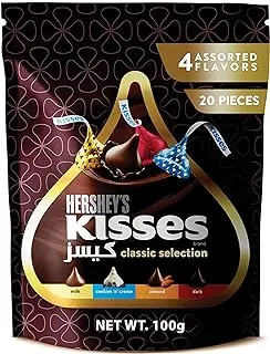 Kisses Classic Assortment Chocolate, 100 g