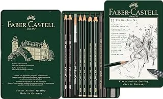 Faber-Castell set pitt graphite pencil tin 11-pieces