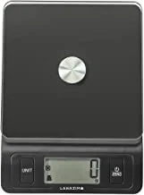 Lawazim Electronic Glass Kitchen Scale - BLACK | Electronic Food Scale For Kitchen, Baking, Cooking and Liquid Scale, Diet Scale |Suitable for Coffee Making