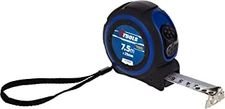 VTOOLS 7.5M Measuring Tape, 1mm Blade Thickness, Self-Lock Tape Measure, Easy to Read, Magnetic Tip Hook and Shock Absorbent Case, VT2183
