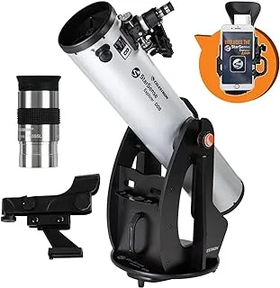 Celestron StarSense Explorer 8-inch Dobsonian Smartphone App-Enabled Telescope Works with StarSense App to Help You Find Nebulae Planets & More 8” DOB Telescope iPhone/Android Compatible