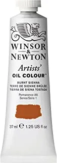 Winsor & Newton 1214074, Burnt Sienna Artists' Oil Colour Paint, 37ml Tube, 37-ml