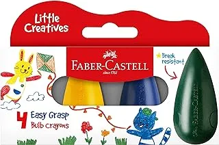 Faber-Castell Early Age Easy Grip Wax Crayons 4 Colors