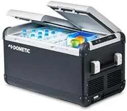 DOMETIC, Portable Advanced freezer car refrigerator for trips, Wiko refrigerator, Black, capacity 70 L
