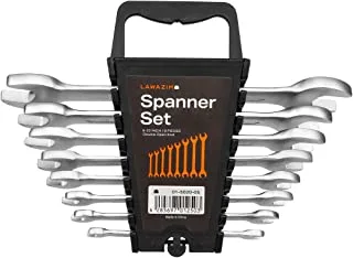 Lawazim Double Open End Spanner Set 8 Pieces |multi-uses | Used To Provide Grip And Mechanical Advantage