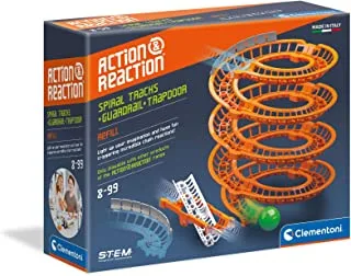 Clementoni Action & Reaction- Spiral Tracks Toy- For Age 8 Years+ Years Old