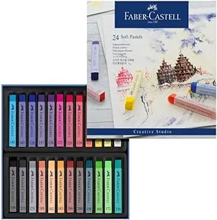 Faber-Castell Creative Studio Long Soft Pastel Set 24 Colors