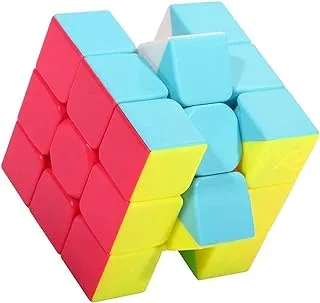 Mumoo Bear QiYi Warrior S 3x3 Magic Cube 3x3x3 Stickerless Magic Cube Puzzles, 5060855837409