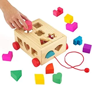 لعبة فارز الشكل على شكل دب من مومو ، ألعاب بناء للأطفال ، مكعبات بناء تعليمية للأطفال الصغار ، لعبة تعليمية مبكرة ، هدايا أعياد ميلاد للأطفال الصغار ، 5060855831803