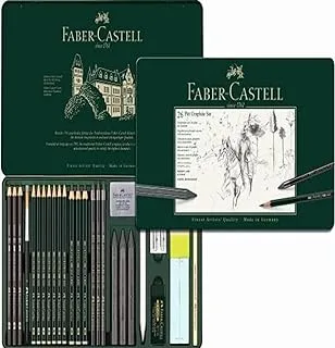 Faber-Castell Set Pitt Graphite Pencil Tin 26-Pieces