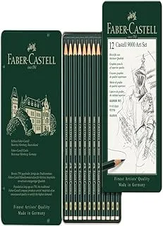 Faber-Castell Castell 9000 Graphite Pencil 12-Pieces