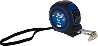 VTOOLS 5M Measuring Tape, 1mm Blade Thickness, Self-Lock Tape Measure, Easy to Read, Magnetic Tip Hook and Shock Absorbent Case, VT2182