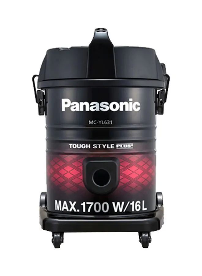Panasonic Vacuum Cleaner 16 L 1700 W MC-YL631 Black/Red