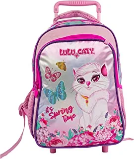 Lulu Caty Girls School Trolley Bag 13