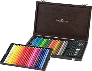 Faber-Castell Faber Castell Colour Pencil Polychromos Wood Case of 48 Cls