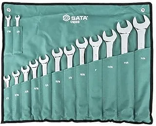 SATA 14-Piece Full-Polish Combination Wrench Set, SAE - ST09069SJ