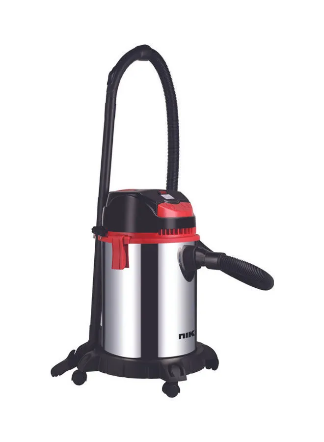NIKAI Wet & Dry Dual Usage Vacuum Cleaner 1400 Watts, 30 Liter, Stainless Steel Drum 30 L 1400 W NVC33WD muticolour