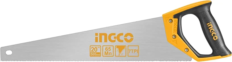 Ingco HHAS08500 7Tpi Hand Saw, 500 mm Size