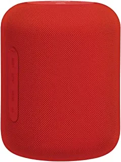Promate Portable Wireless Speaker,Stylish 10W True Wireless Speaker with 360-Degree HD Sound,Long playtime,USB Media Port,Micro SD Card Slot and 3.5mm Port for Bluetooth Enabled Devices,Boom-10-RED