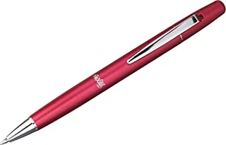 قلم حبر جل قابل للمسح وقابل لإعادة الملء والسحب من Pilot Frixion Ball Lx ، نقطة رفيعة ، برميل أحمر ، حبر أزرق ، قلم واحد (34453)