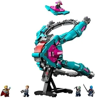 LEGO 76255 Marvel The New Guardians' Ship, Buildable Guardians of the Galaxy Volume 3 Spaceship Toy with Mantis, Drax & Star-Lord Minifigures, Super Hero Set