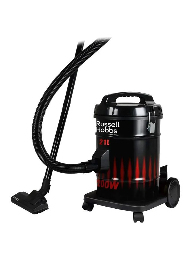 Russell Hobbs Dry Drum Vacuum Cleaner 21L 2200W 21 L 2200 W K-403-2 Black/Red