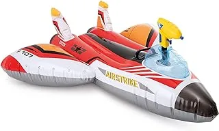 Intex Water Gun Plane Ride-On, 46in x 46in, for Ages 3+, 1 Float, Color May Vary