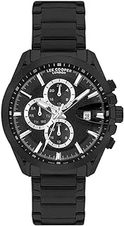 Lee Cooper Men's Multi Function Black Dial Watch - LC07455.650