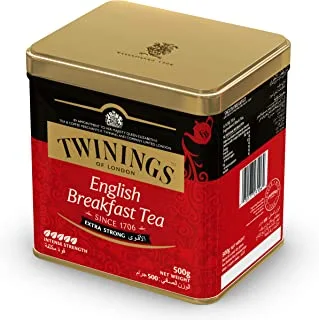 Twinings English Breakfast Extra Strong Black Loose Tea 500g Tin
