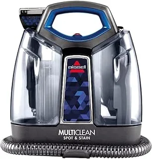 Bissell Handheld Spot Cleaner, Multiclean Spot & Stain Portable Carpet Cleaner (47202), Permanently Removes Tough Stains, 2 years manufacturing warranty, Black & Blue, 47202