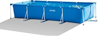 Intex Rectangular Metal Frame Pool set ,Blue , Size 450 x 220 x 84 cm